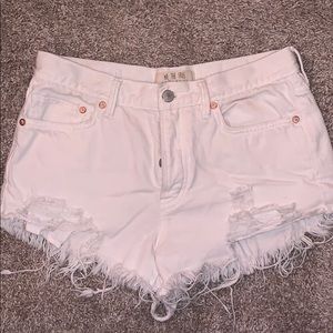 Free people white shorts
